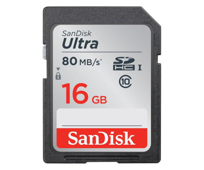 Nośnik pamięci SANDISK SD 16 GB ULTRA SDSDUNC-016G-GN6IN
